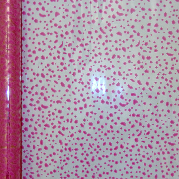 Пленка цветная 70см/200гр Мошка розовый