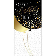 Конверт для денег "Happy Birthday to you"