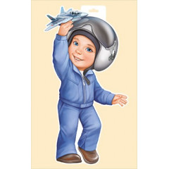 Плакат "Мальчик-лётчик"