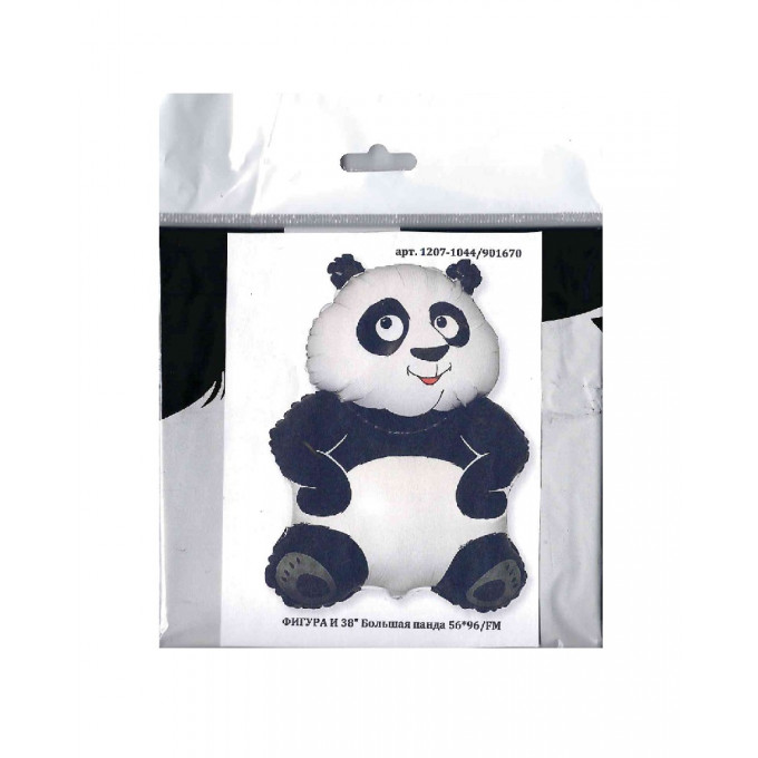 Воздушный шар фольгированный 38"/96см Фигура Большая панда
