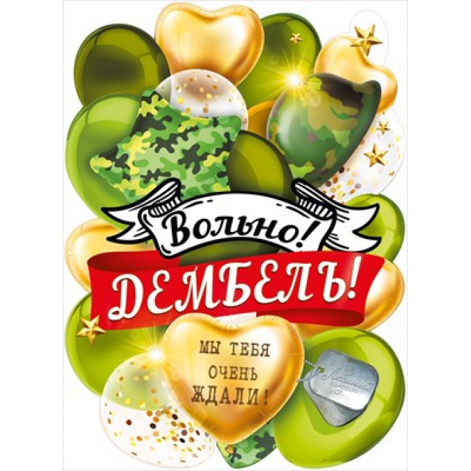 Плакат "Вольно! Дембель!"