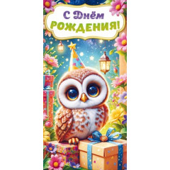Конверт для денег "С Днем Рождения!"