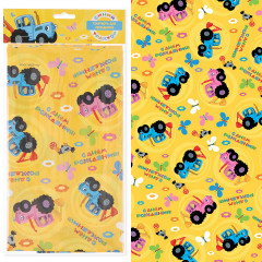 Скатерть Синий трактор, Желтый, 120*180 см, 1 шт.