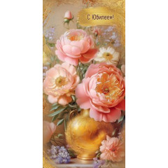 Конверт для денег "С Юбилеем!"