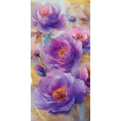 Конверт для денег без надписи (лиловые цветы)