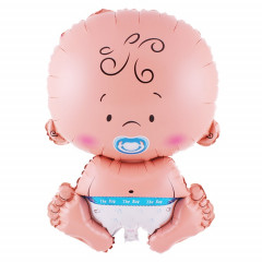 Воздушный шар фольгированный 26"/66см Фигура Малыш мальчик