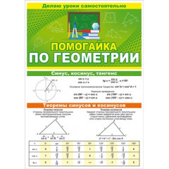 Наглядные пособия Буклет "Помогайка по геометрии"