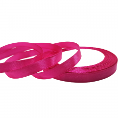 Лента атласная 10мм*25 Y Розовая камелия