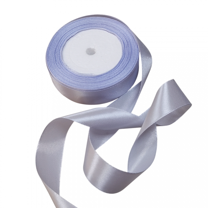 Лента атласная 25мм*25 Y Снежный ирис