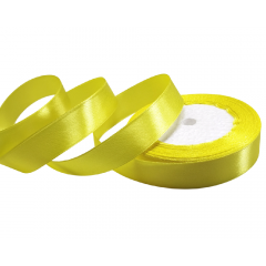 Лента атласная 20мм*25 Y Лимонный