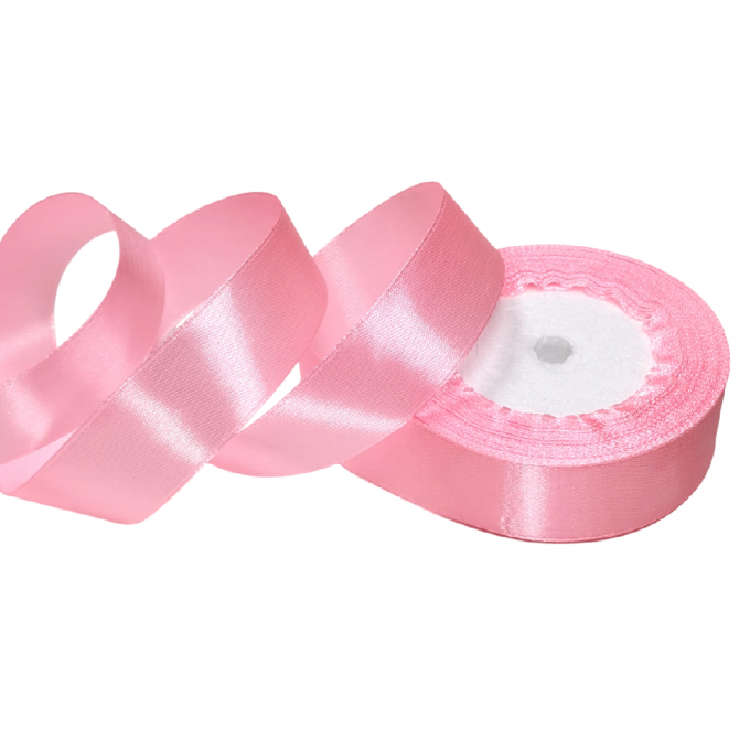 Лента атласная 25мм*25 Y Фламинго