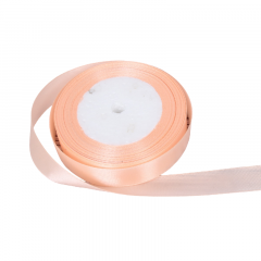 Лента атласная 20мм*25 Y Персик пастель