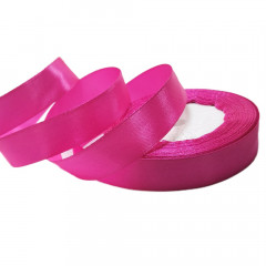 Лента атласная 20мм*25 Y Розовая камелия