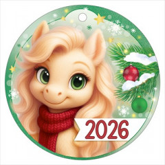 Открытка мини "2026" (символ года)