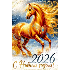 Открытка "С Новым годом! 2026"