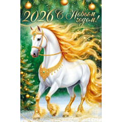 Открытка "С Новым годом! 2026"