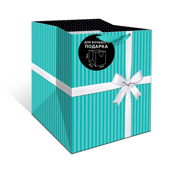 Пакет подарочный Люкс 30*25*25 см