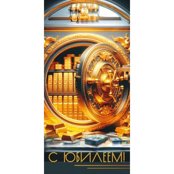 Конверт для денег "С Юбилеем!"