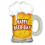 Воздушный шар фольгированный 28" HAPPY BEER-DAY Кружка пивная 71 см