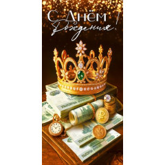 Конверт для денег "С Днём рождения!"