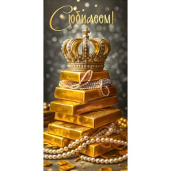 Конверт для денег "С Юбилеем!"