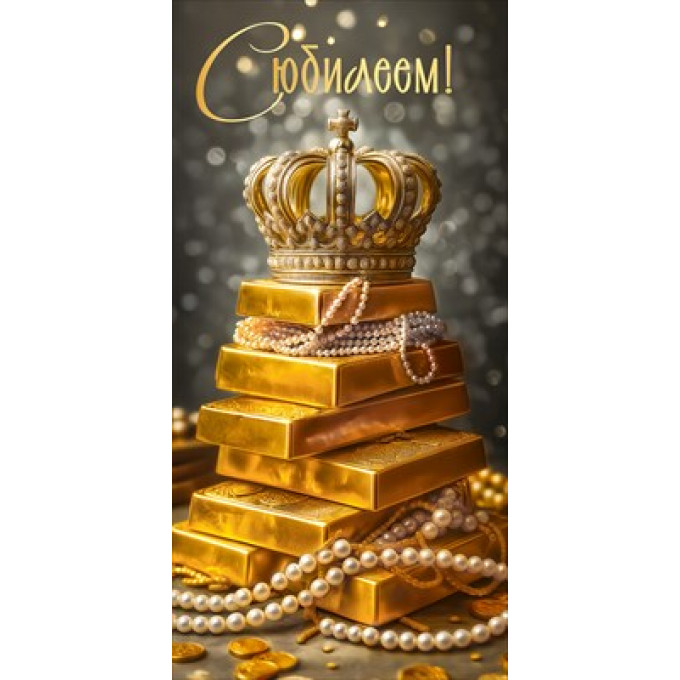 Конверт для денег "С Юбилеем!"