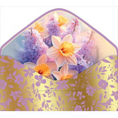 Конверт для денег "8 Марта, с весной"