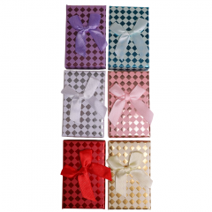 Коробка ювелирная 5*8*2,5 см РОМБИКИ микс