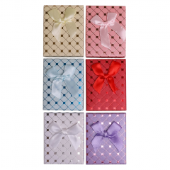 Коробка ювелирная 7*9*2,8 см АРГАЙЛ микс