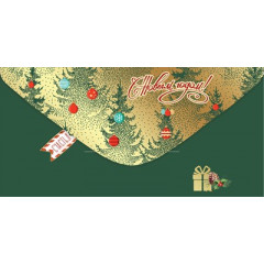 Конверт для денег "С Новым Годом! Счастья"