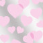 Пленка в листах металл Love is Love 58*58см РОЗОВЫЙ