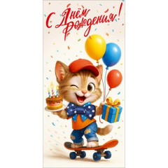 Конверт для денег "С Днём рождения!"