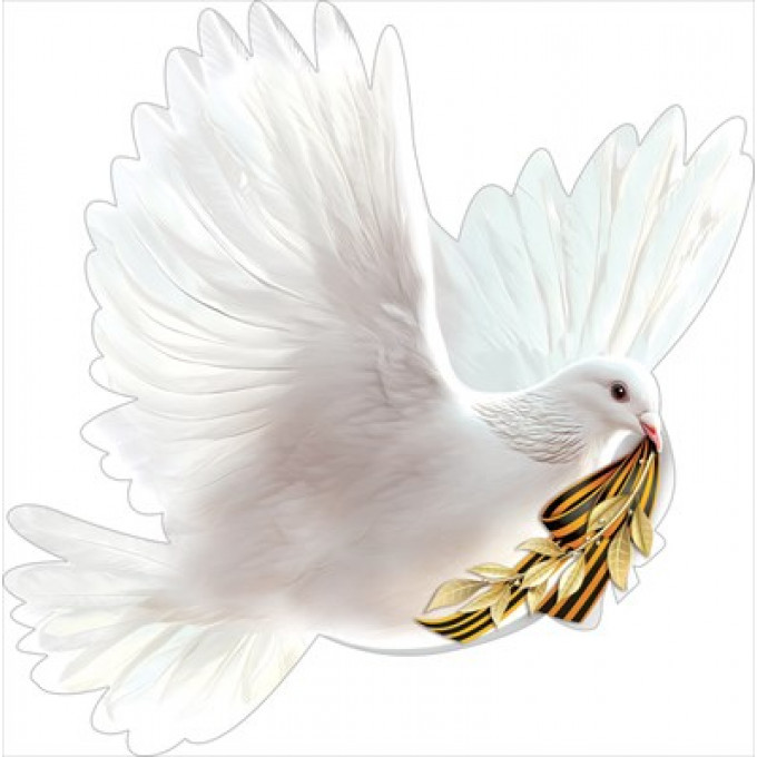 Украшение на скотче "Голубь"