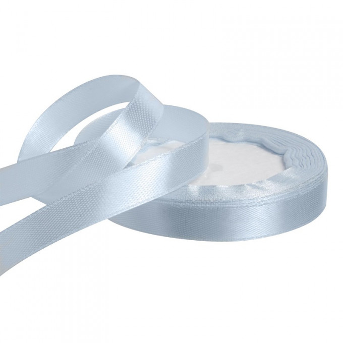 Лента атласная 12мм*25 Y Серо-голубой