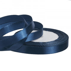 Лента атласная 12мм*25 Y Темно-синий