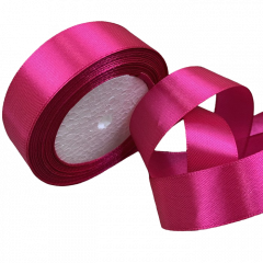 Лента атласная 40мм*25 Y Малиновый