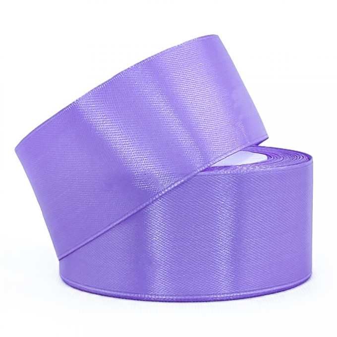 Лента атласная 40мм*25 Y Ярко-сиреневый