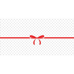 Конверт для денег "Красный бант"