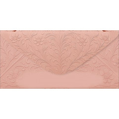 Конверт для денег "Пудровый бант и роза"