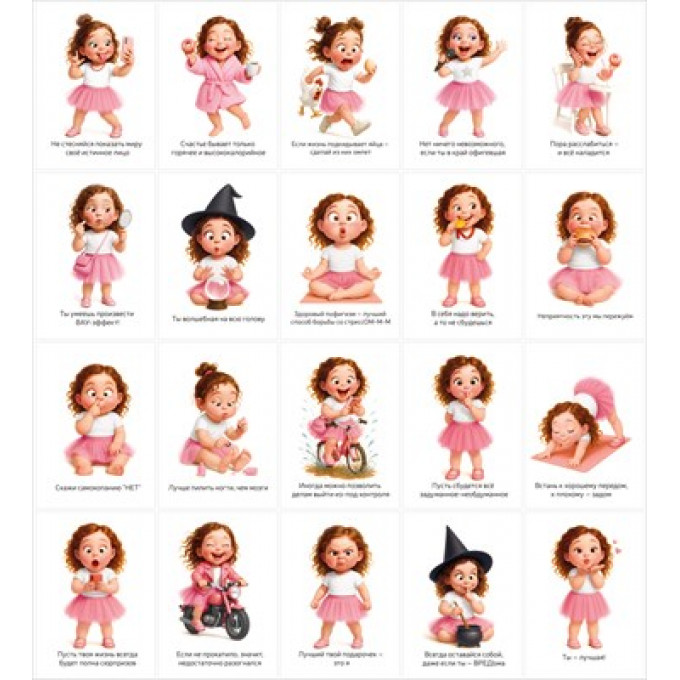 Набор открыток "Смешные девчонки"