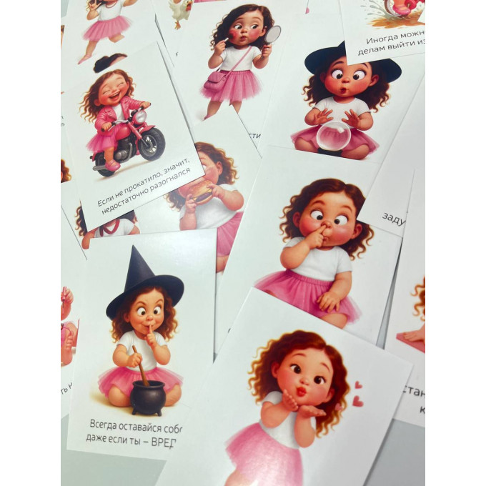 Набор открыток "Смешные девчонки"