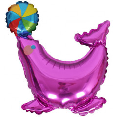 Воздушный шар фольгированный 17''/43 см Мини-фигура Морской котик, Фуше
