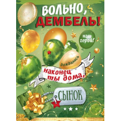 Плакат "Вольно, дембель!"