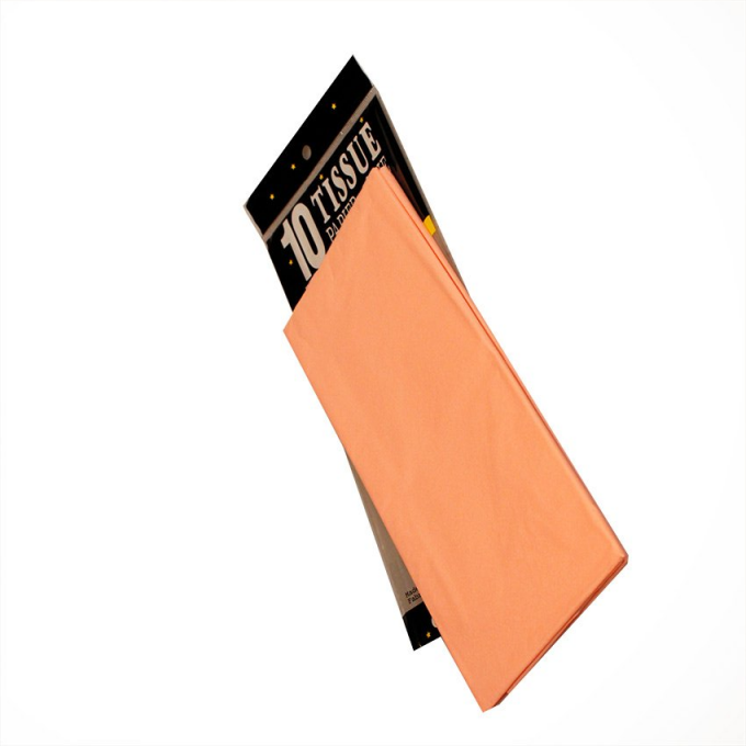 Бумага тишью 51*66 см ПЕРСИКОВЫЙ  10 листов