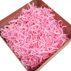 Наполнитель для коробок бумажный Светло-розовый 40гр.