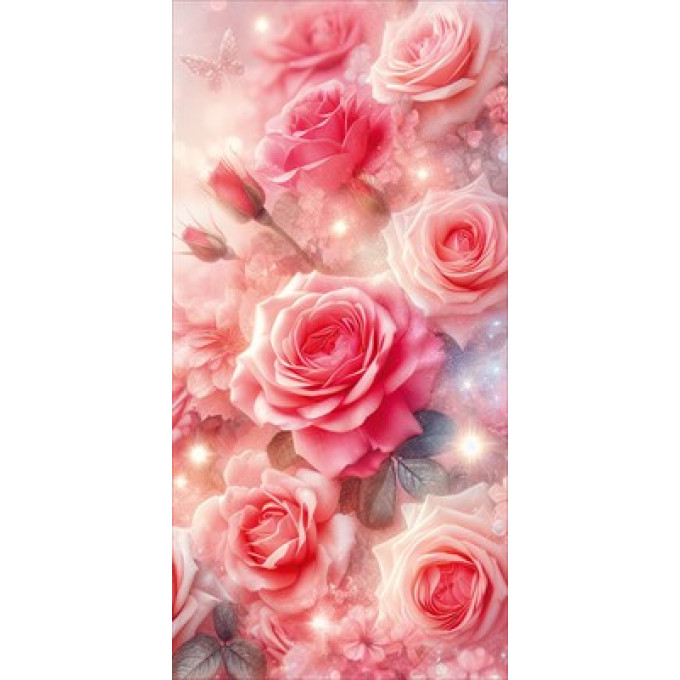 Конверт для денег без надписи (розы)