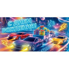 Конверт для денег "С Днем Рождения!"