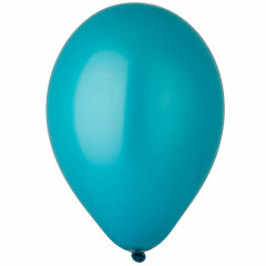 Воздушный шар латексный без рисунка 10"/68 Пастель Бирюзовый/Turquoise
