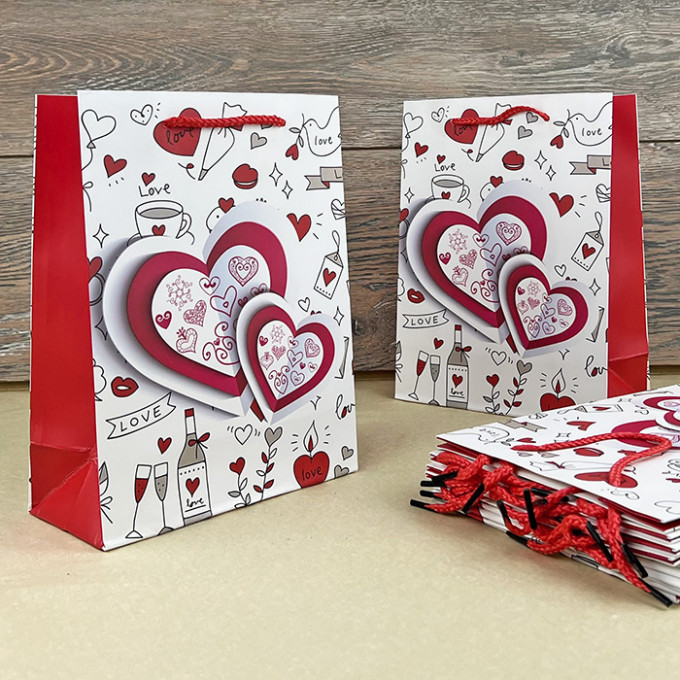 Пакет подарочный 31*40*12 LUX 10331-23 (9767XL) 12шт