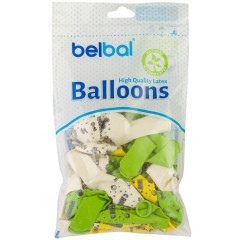 Воздушный шар латексный с рисунком 14" пастель шелкография С Днюхой Геймер ассорти